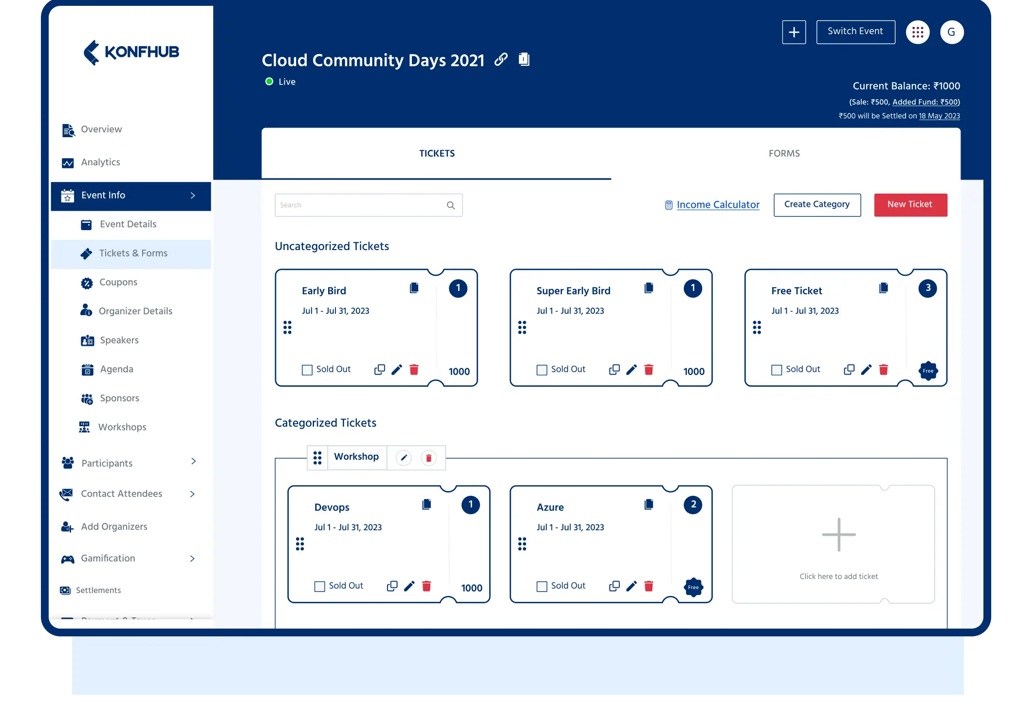 Flexible Ticketing