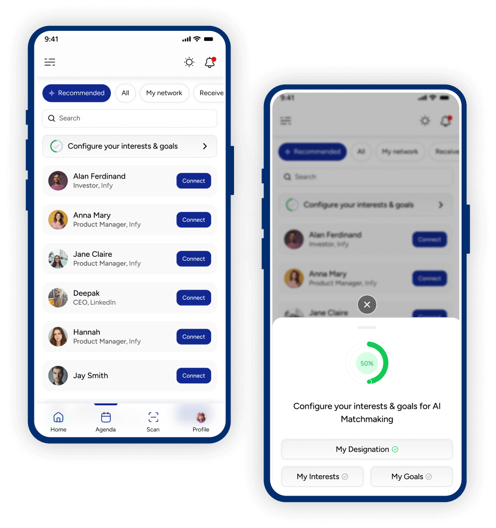 Check-in App Screenshots