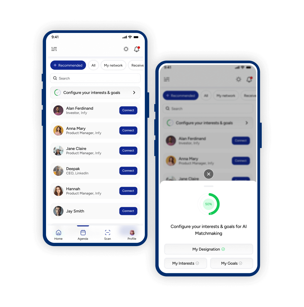 Check-in App Screenshots