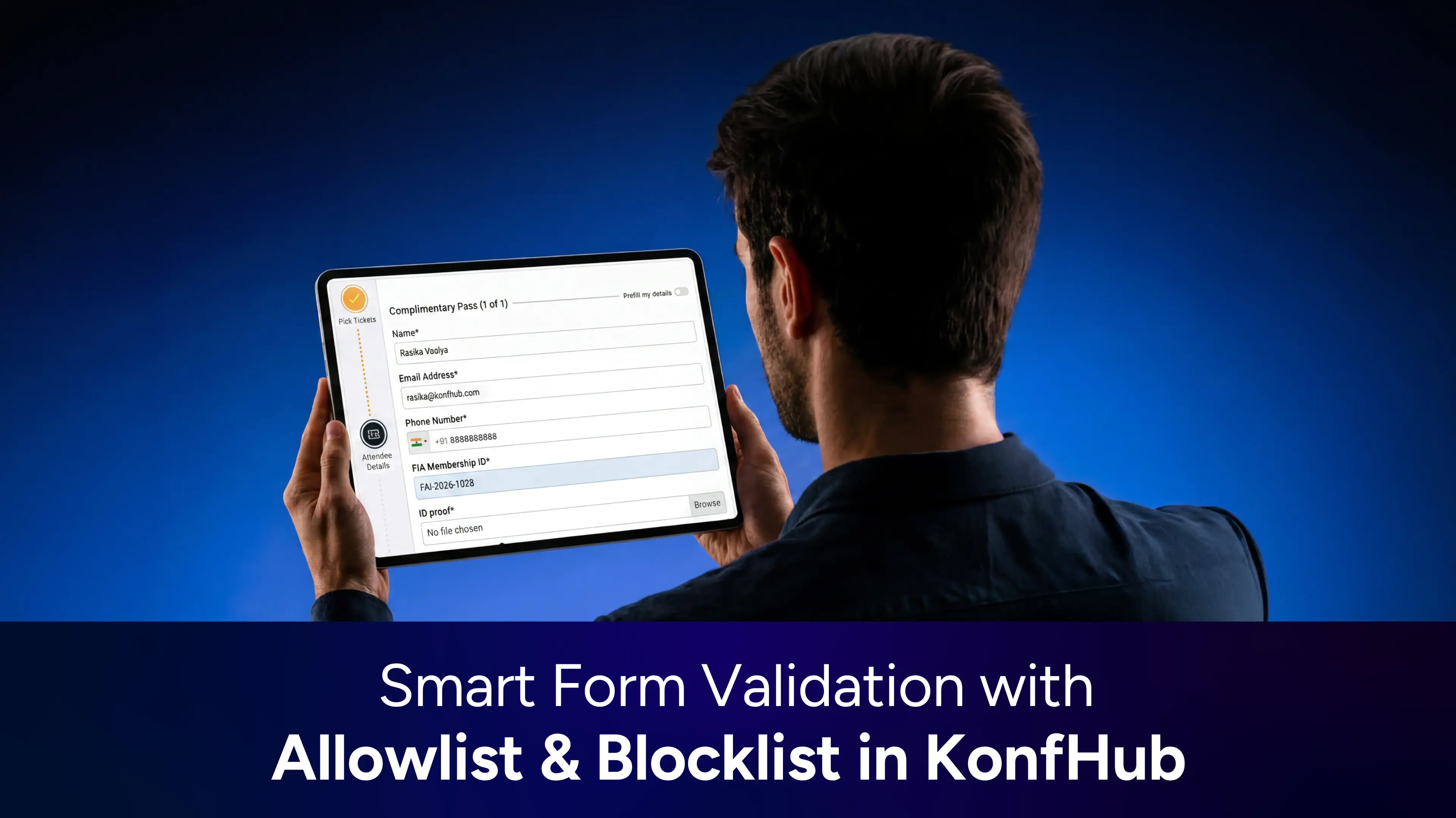 Smart Form Validation with Allowlist & Blocklist in KonfHub